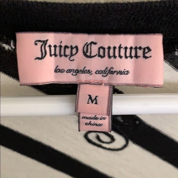 Cute! Juicy Couture pinup style top w/ bow - Picture 2 of 3